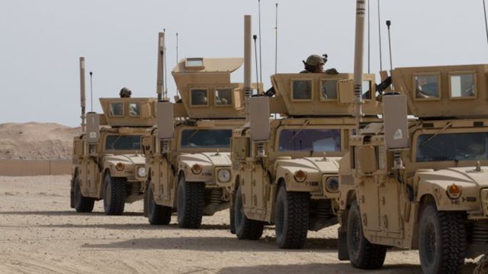 Vehicle gunnery Humvees