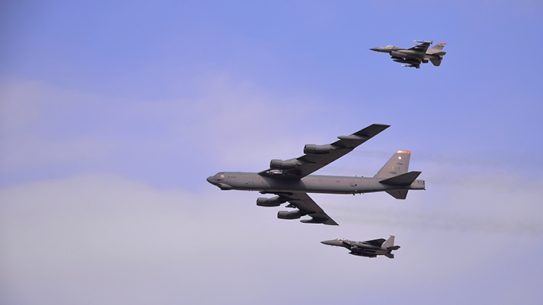 North Korea Bomb Test US B-52 Bomber Overflight