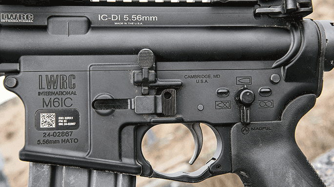 LWRCI IC-DI Rifle test controls