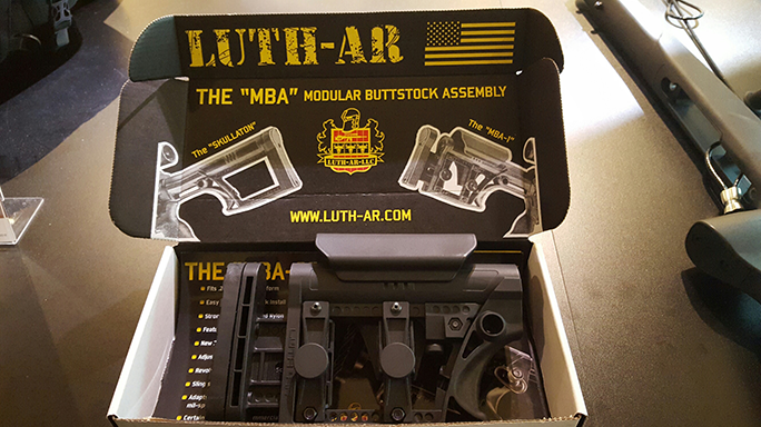 SHOT Show 2016 Luth-AR MBA-3 Stock