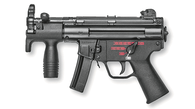 2. of 3. How the HK MP5 Defined a Generation of Submachine Guns The HK MP5K...
