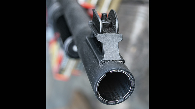 Gun Test Benelli M2 12-gauge shotgun front sight