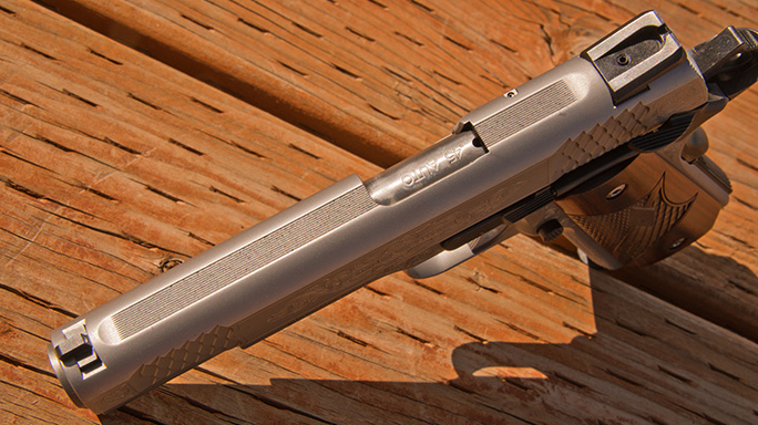 Smith & Wesson SW1911 Engraved Handgun top