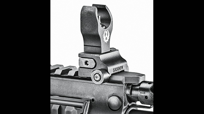 Ruger SR-556 Takedown review front sight