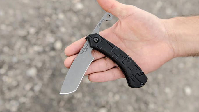 TOPS Knives Tac-Raze Friction Folding Knife fold