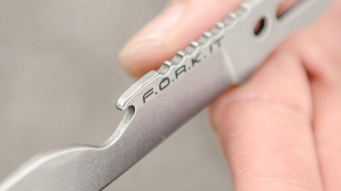 TOPS Knives F.O.R.K. It Multi-Tool features a bottle opener