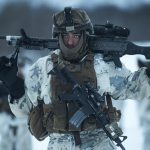 US Marines Cold Weather Training M240B