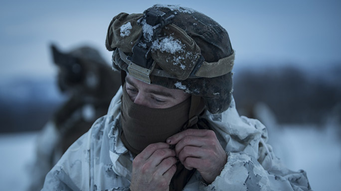US Marines Cold Weather Training trabert