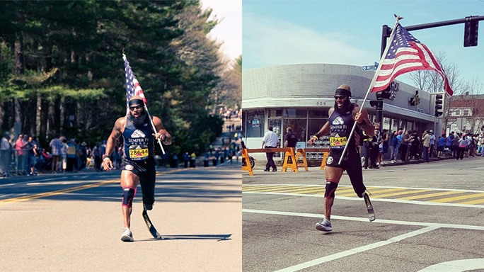Staff Sgt. Jose Sanchez 2017 Boston Marathon