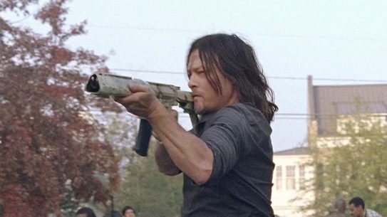 The Walking Dead Season 7 Finale Daryl Dixon gun