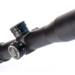 riflescope reticle closeup