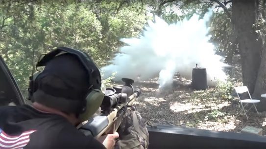 Demolition Ranch Shoots Dry Ice .50 Cal rifle