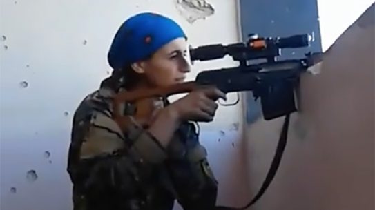 female kurdish sniper video