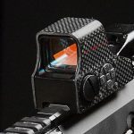 sightmark Ultra Shot M-Spec FMS Carbon Fiber Reflex Sight closeup
