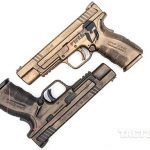 custom Springfield XD pistols angled