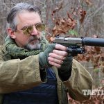 Kimber Warrior SOC TFS pistol author aiming