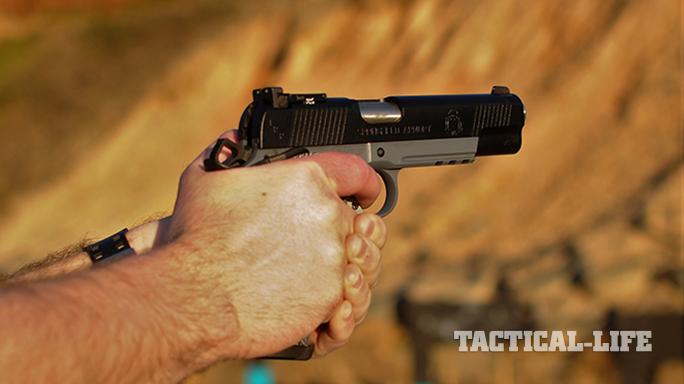 Springfield TRP Operator pistol rear angle