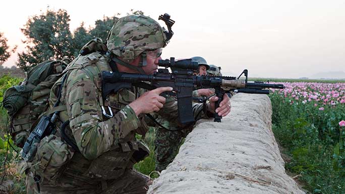 Interim Combat Service Rifle M4 carbine Afghanistan 7.62 rifle