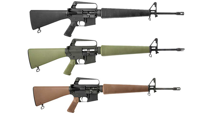 at the retro rifle market with the launch of its new M16A1-style furniture,...