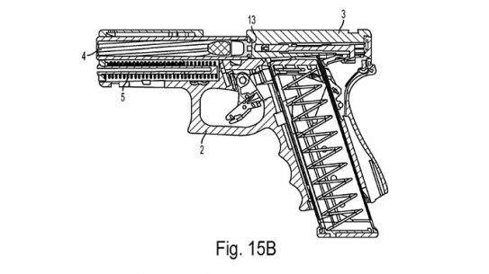 Glock 46 pistol drawing right profile