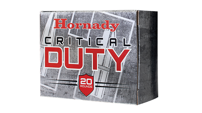 hornady critical duty ammunition box