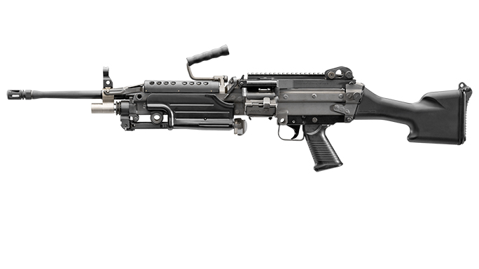 FN M249S rifle left profile