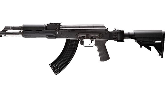 Konkor AK 47 III .68 Paintball Marker Rifle Wood Handguard Grip Under Fold Stock 