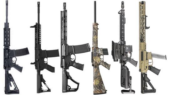 black rifles and carbines