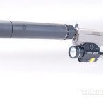 CZ SP-01 Tactical Urban Grey Suppressor-Ready pistol left angle