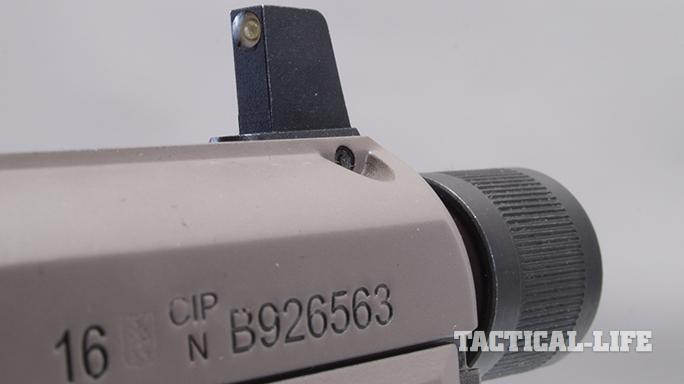 CZ SP-01 Tactical Urban Grey Suppressor-Ready pistol front sight