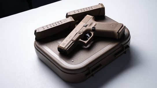 Glock 19X pistol release lead