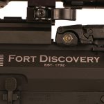 Fort Discovery Expedition rifle engraving closeup
