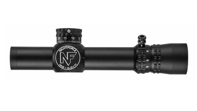 Nightforce NX8 1-8x24 F1 scope right profile