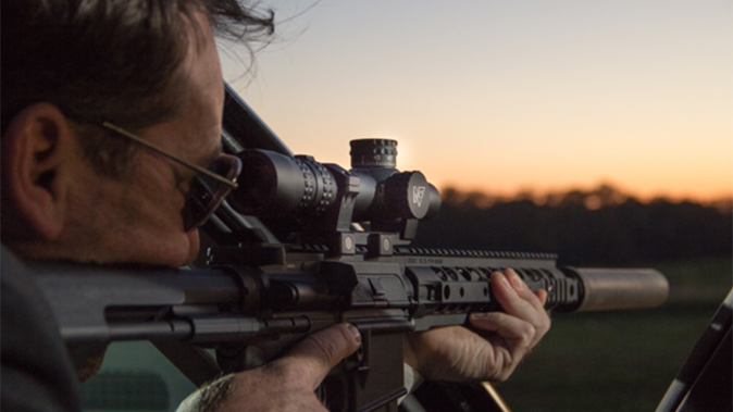 Nightforce NX8 1-8x24 F1 scope shooting