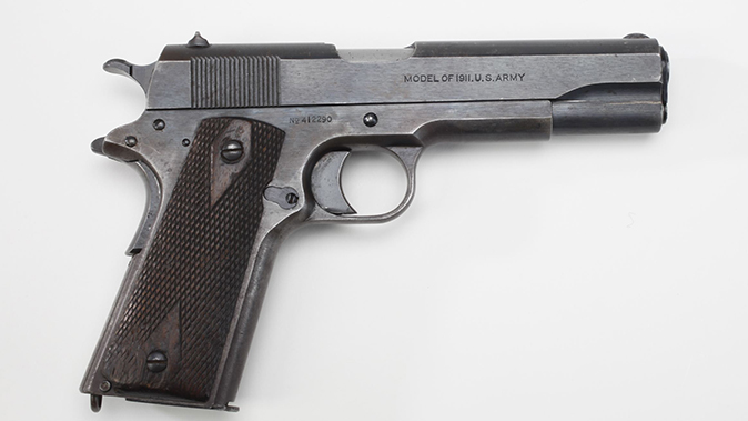 army surplus 1911 pistol right profile