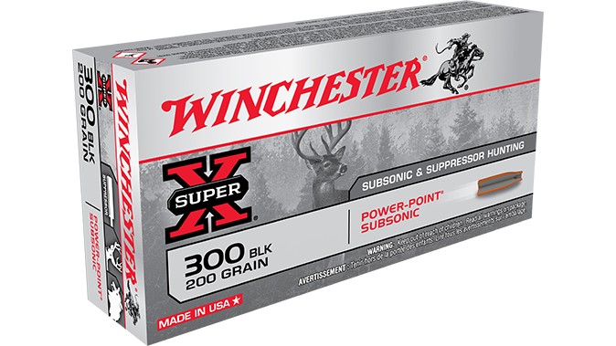 Winchester Super-X Subsonic ar cartridges