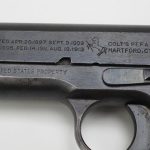 surplus 1911 pistol slide left profile