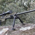 Steyr SSG 08-A1 rifle angle