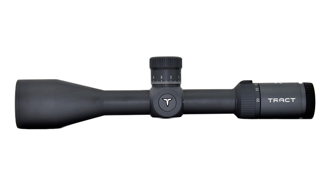 tract Toric UHD 30mm MRAD riflescope left profile