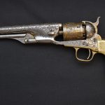 colonel custer colt model 1861 revolvers left profile
