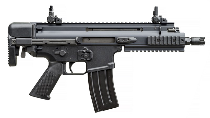 FN SCAR-SC carbine short telescopic buttstock collapsed right profile