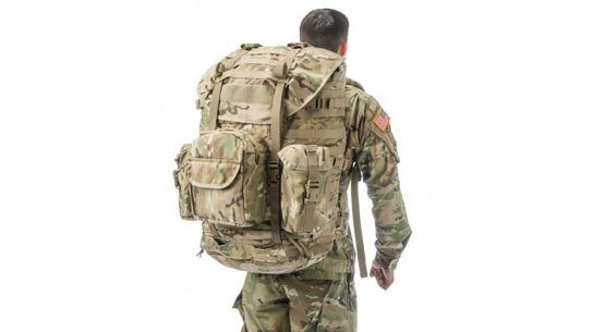 us army molle 4000 rucksack rear view