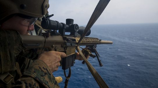 marines mk 13 mod 7 m40 sniper rifle aerial training