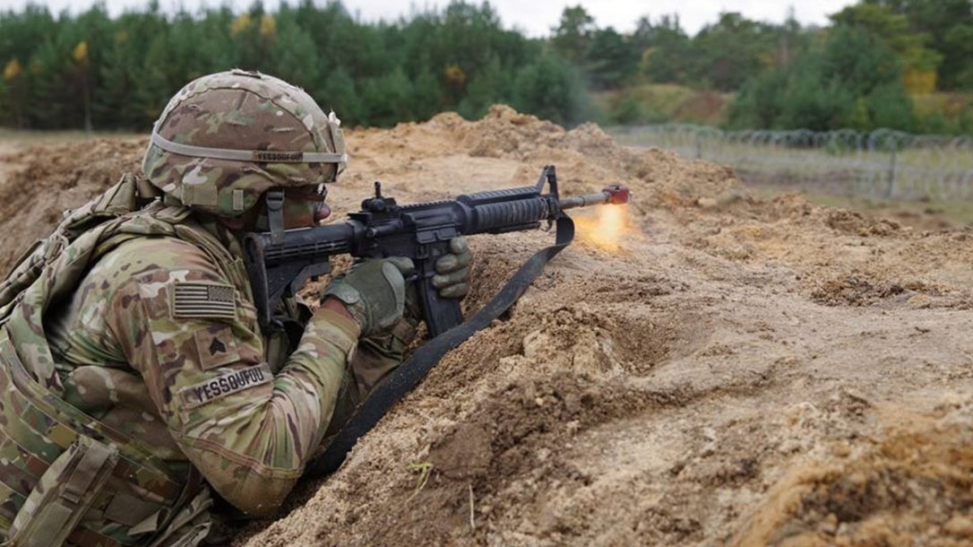 ARMY m4a1 carbine training