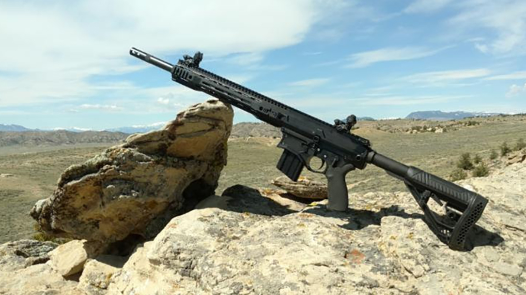 Big Horn Armory AR500 rifle mountaintop