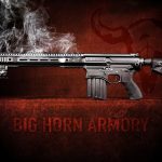 Big Horn Armory AR500 rifle smoking