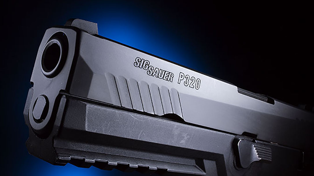 chicago police department sig p320 pistol barrel slide
