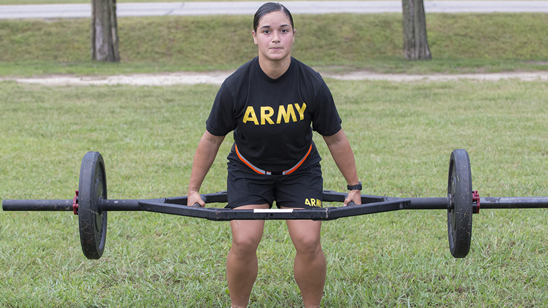 army combat fitness test deadlift