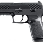 Sig Sauer P320 Nitron Carry pistol left profile