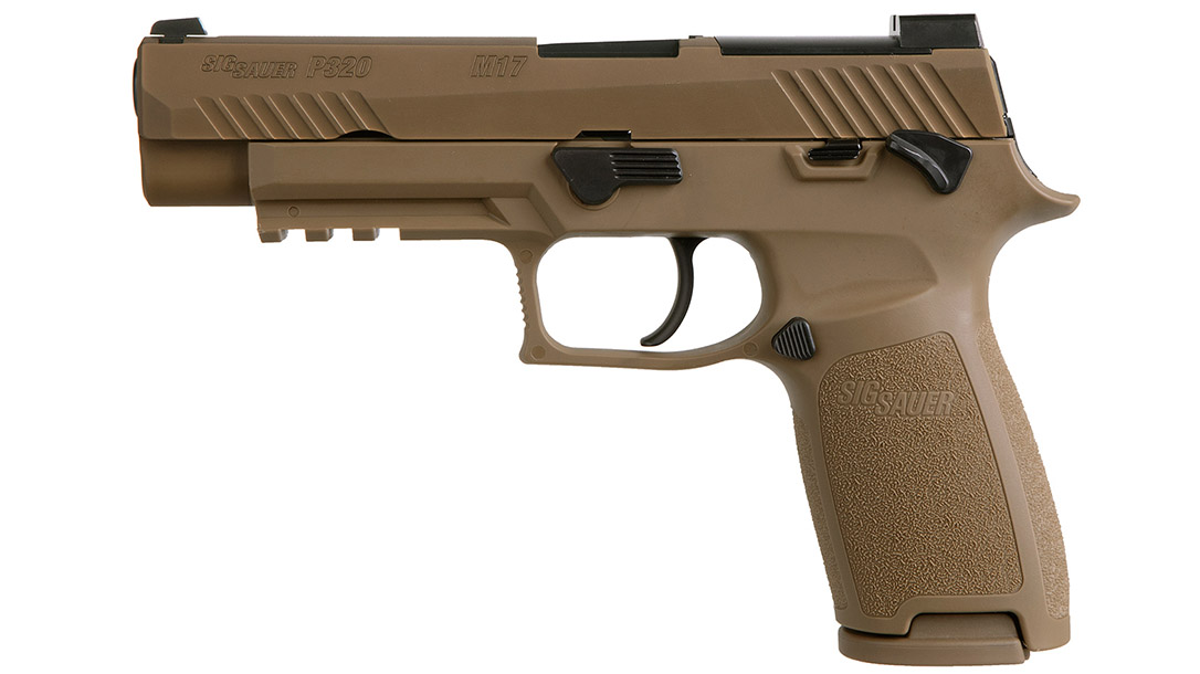 Sig Sauer P320-M17 pistol left profile